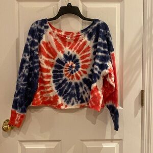 Old Navy Tie-Dye Cropped Sweater